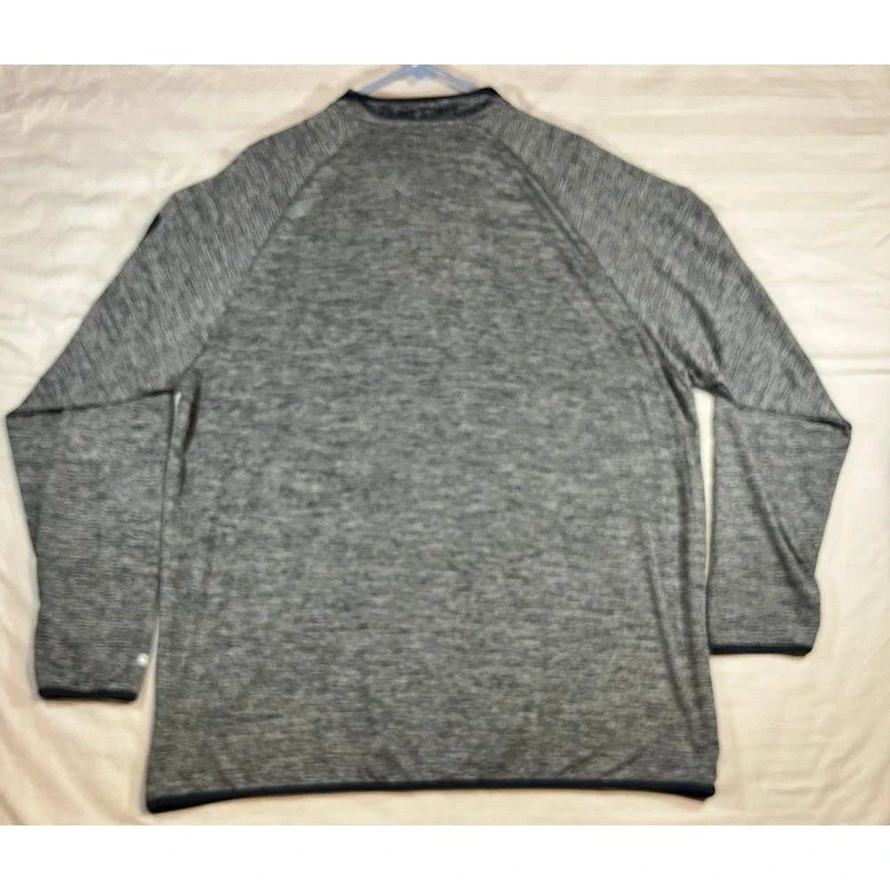 Colosseum‎ Penn State Nittany Lions XXL Gray Space Dye Quarter Zip Pullover Mens